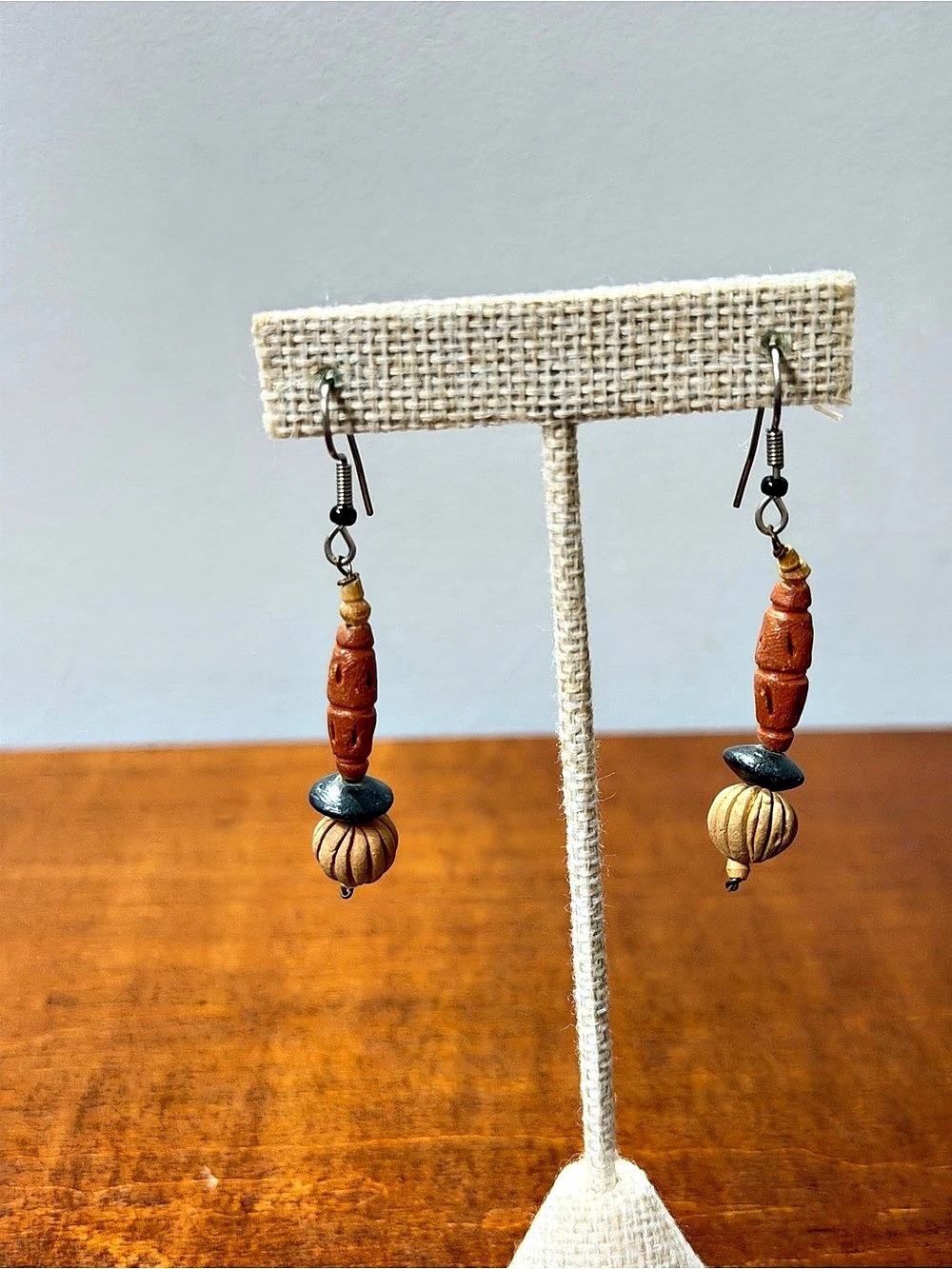 Brown & Black Dangle Earrings